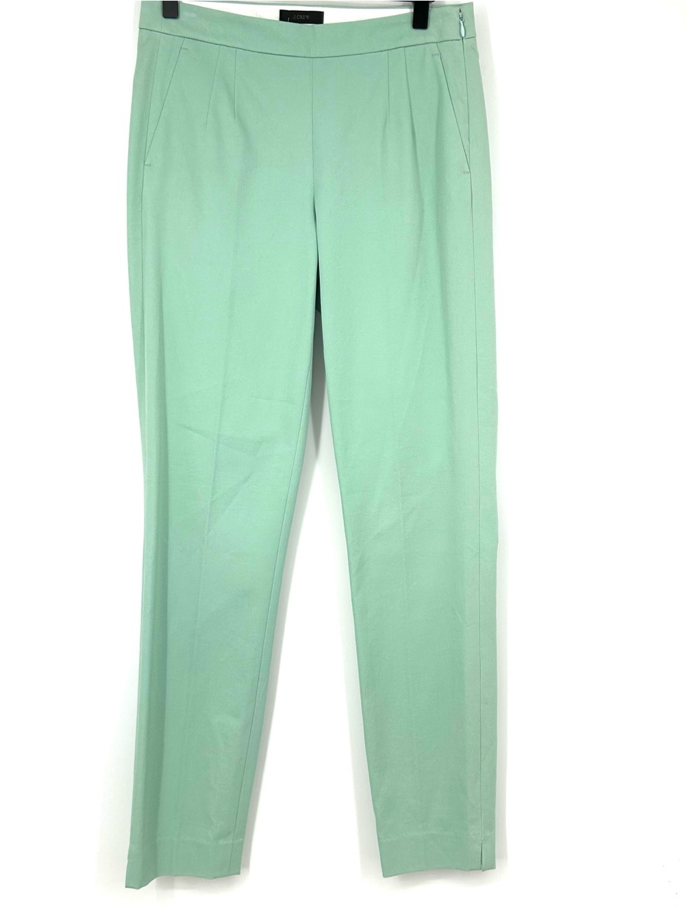 J Crew 2 Tall Martie Pants Mint Green